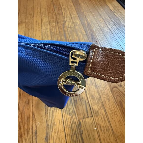 Longchamp Le Pliage Original M Tote bag Lichen Recycled canvas Pre Owned W Flaws - Picture 5 of 9